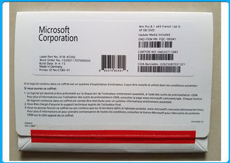 Aangepast Microsoft Windows 8,1 volledige de versie Franse taal van de Pro Packsoftware