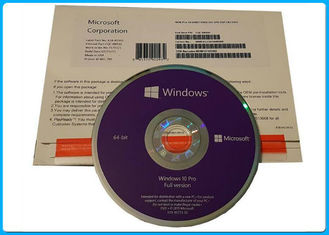 DVD met 64 bits OS + COA 1 Vergunning Microsoft Windows 10 Prosoftware Engels-Frans Korea het Italiaans