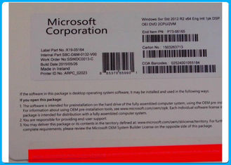 Standaard de Windows Server 2012 Kleinhandelsdoos van Microsoft, microsoft venstersserver 2012 standaardoem met 64 bits van r2