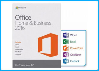 Microsoft Office-Huis en Zaken 2016 het Engels voor Vensterspc, 32/64BIT