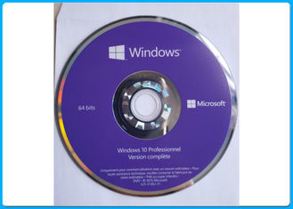 Echt Microsoft Windows 10 Pro Professioneel Frans DVD-pakket met 64 bits/Gemaakt in de originele geactiveerde sleutel van Duitsland