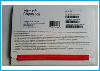 Echt Microsoft Windows 10 Pro Professioneel Frans DVD-pakket met 64 bits/Gemaakt in de originele geactiveerde sleutel van Duitsland