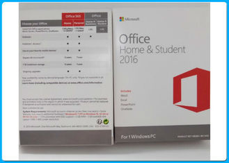 Het Huis van Microsoft Office 2016 en de Zeer belangrijke online geactiveerde Kaart van de Studentenvergunning/GEEN schijf/DVD