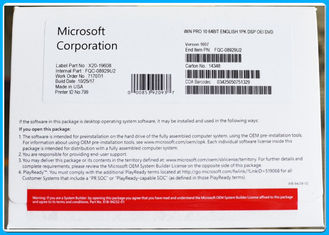 100% activering Echt Microsoft Windows 10 Pro Packoem 32/Zeer belangrijke Meertalige Code met 64 bits