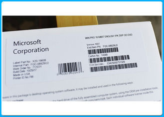 de authentieke vensters geven Microsoft Windows 10 Prooem 32/van het Softwarepak Zeer belangrijke vergunning Code met 64 bits