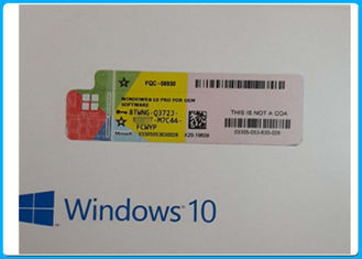 Microsoft Windows met 64 bits 10 Provensters 10 Fpp-Vergunning fqc-08930 van de Software Echte DVD Schijf