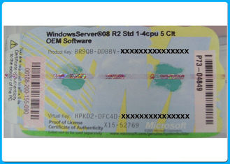 Vensterserver 2008 WINST met 64 bits van 5 CAL lidstaten van r2 de standaard (1 - 4 cpu + 5 Gebruikerscal Vergunning)