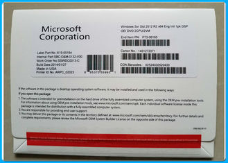 Microsoft-venstersserver 2012 r2-norm 64 DSP OEI DVD &amp; COA - 2CPU/2V
