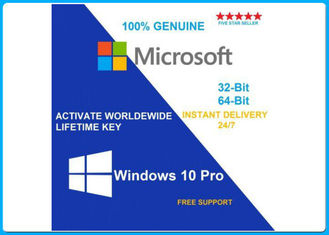 Microsoft Windows 10 Prosoftwaredvd OEM Vergunningsoem sleutel/het Engels met 64 bits/de Franse/Spaanse levenactivering van Korea/
