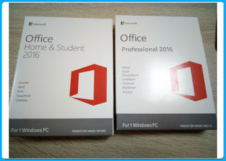 Het Huis en Student PKC Retailbox van Microsoft Office 2016 GEEN online Geactiveerde Schijf/100%