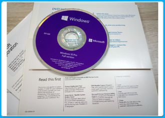 Microsoft Windows 10 Professionele Volledige Versieoem ECHTE ZEER BELANGRIJKE DVD E-mail Band met 64 bits