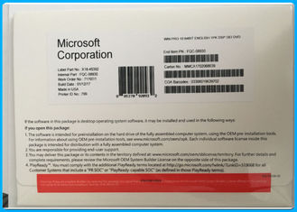 100% Software van activerings de Online Microsoft Windows, Vensters 10 Prooem Sticker van de Multitaal van lidstaten