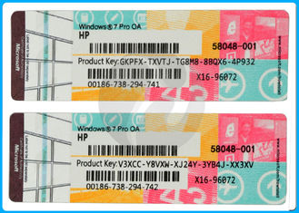 originele Roze/Blauwe Vensters 7 oem COA van Product Zeer belangrijke Codes zeer belangrijke sticker