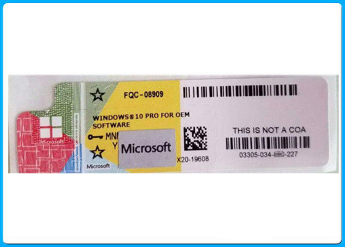 Globaal Microsoft Windows 10 Prosoftware kleinhandelsproductcode, het propak van Win10