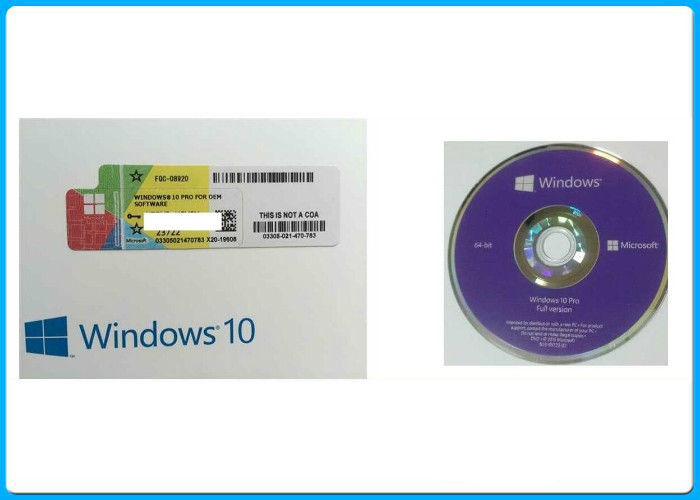 Origineel Zeer belangrijk Anti Vals Anti UVmicrosoft windows 10 Pro Professionele OEM met 64 bits DVD